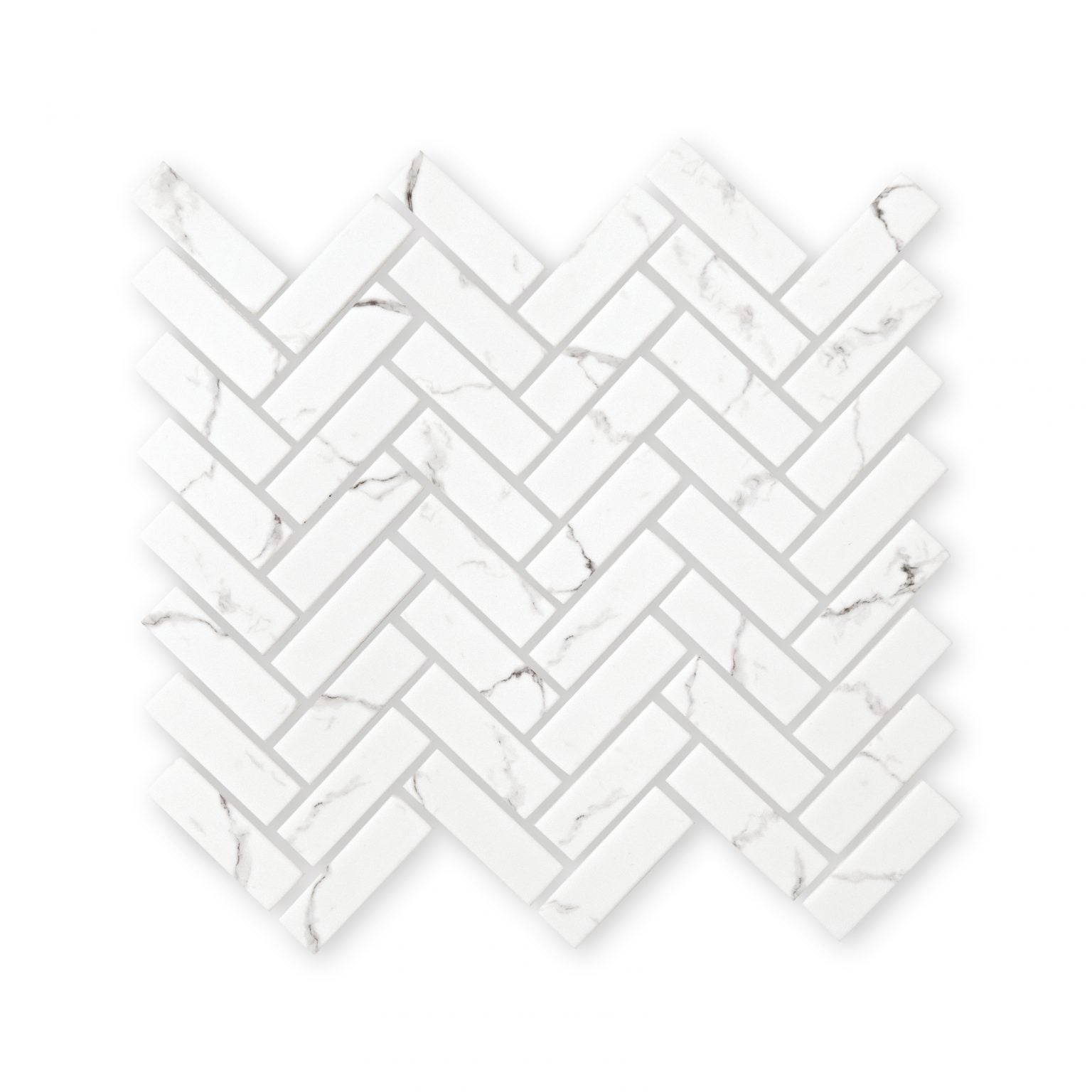 Aspen Herringbone Recycled Glass Mosaic
