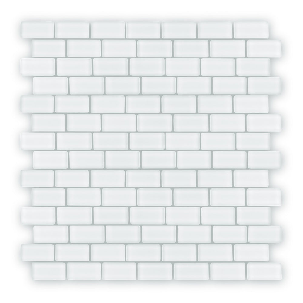 Aurora Glass White Matt Brick