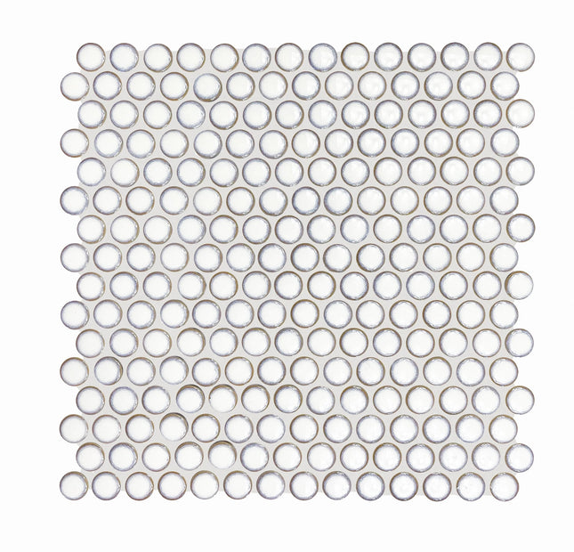 Fired Earth Copenhagen Penny Round White