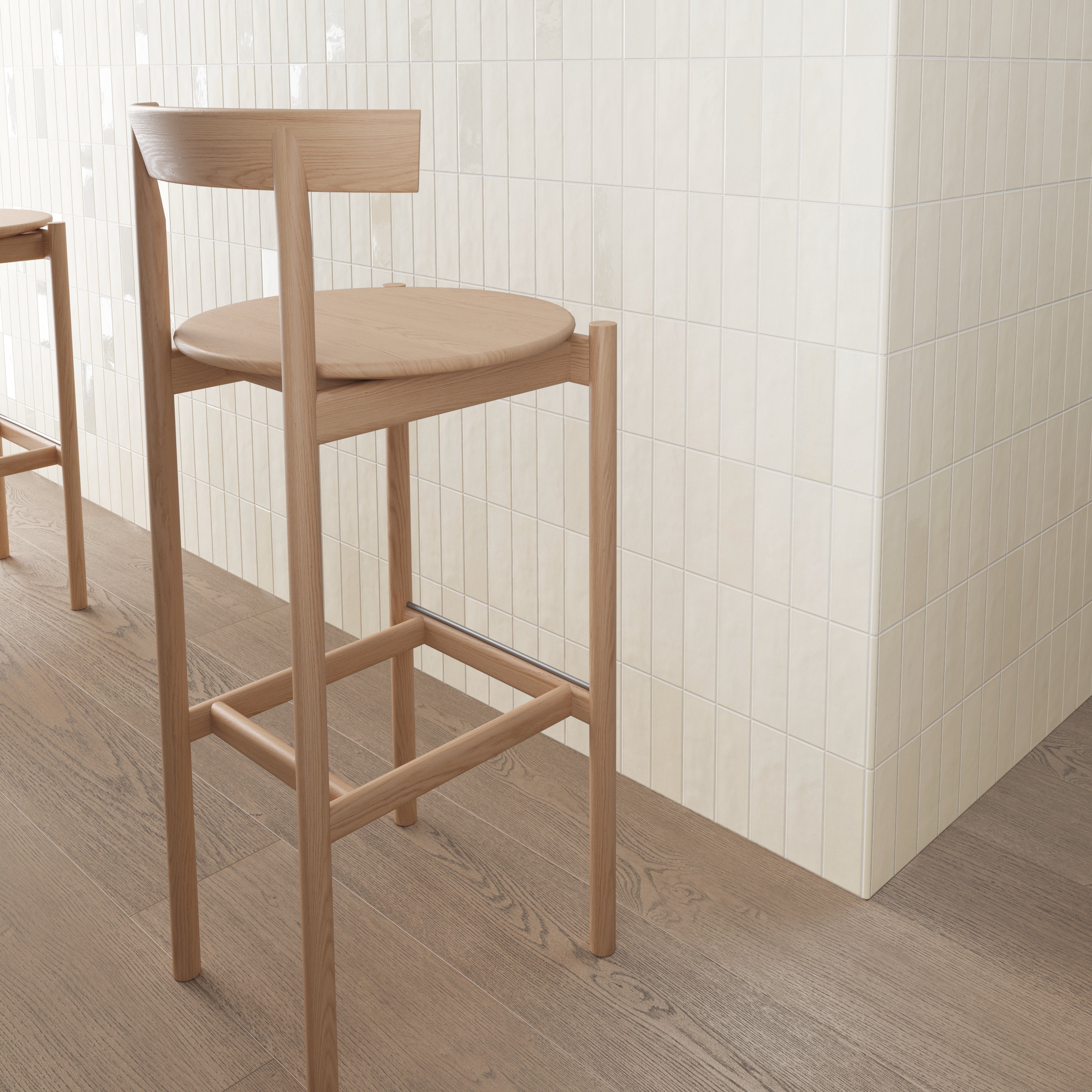 Mistral Matt White Ceramic Wall Tile