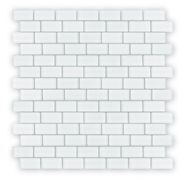 Aurora Glass White Matt Brick